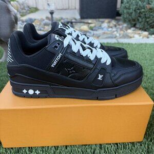Black Louis Vuitton Trainers Size 12/eu45